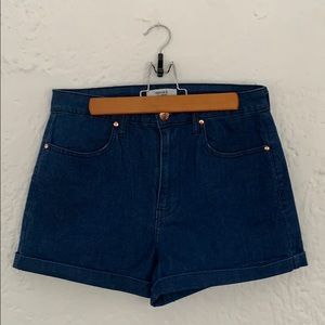 High rise shorts